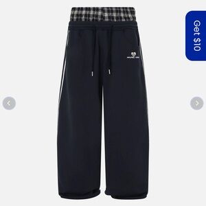 AELFRIC EDEN DOUBLE WAIST BAAGGY SWEATPANTS NWT